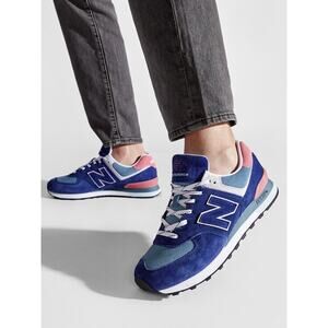 New Balance Men’s‎ Athletic Active 574 Lightweight Lace Up Sneaker Size 11 Blue